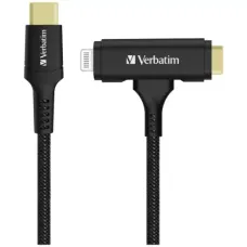 Verbatim Type-C to lightning 2-in-1 Cable 1.2M